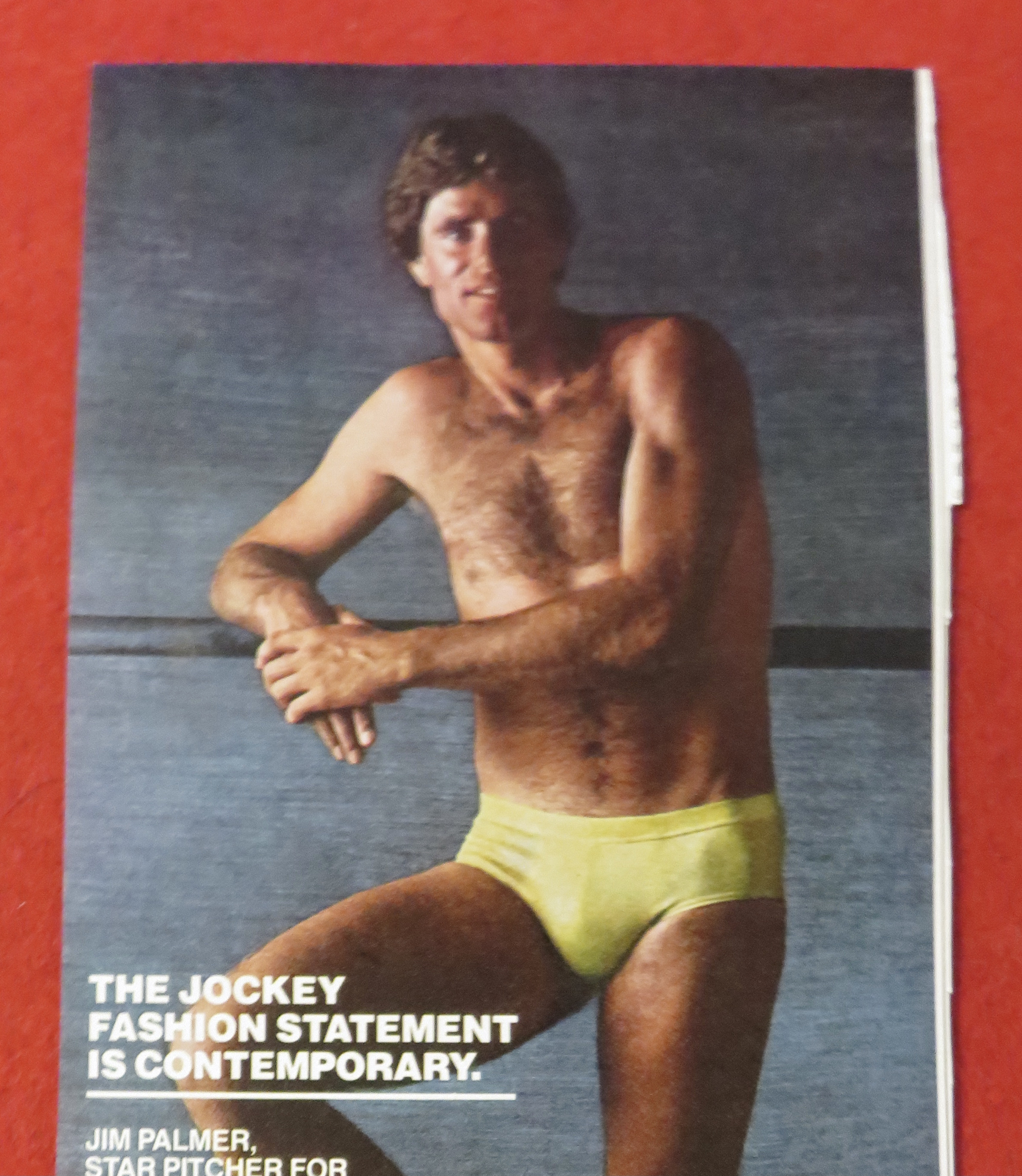 1980 Jockey Poco Underwear Briefs with Jim Palmer