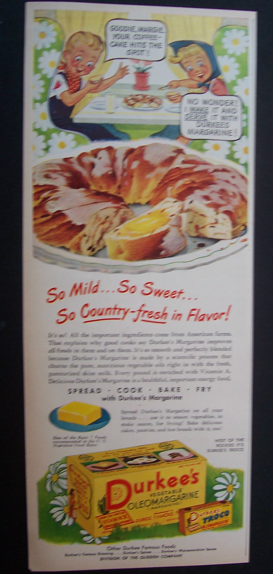 Vintage Ad: 1946  Durkee's  Margarine