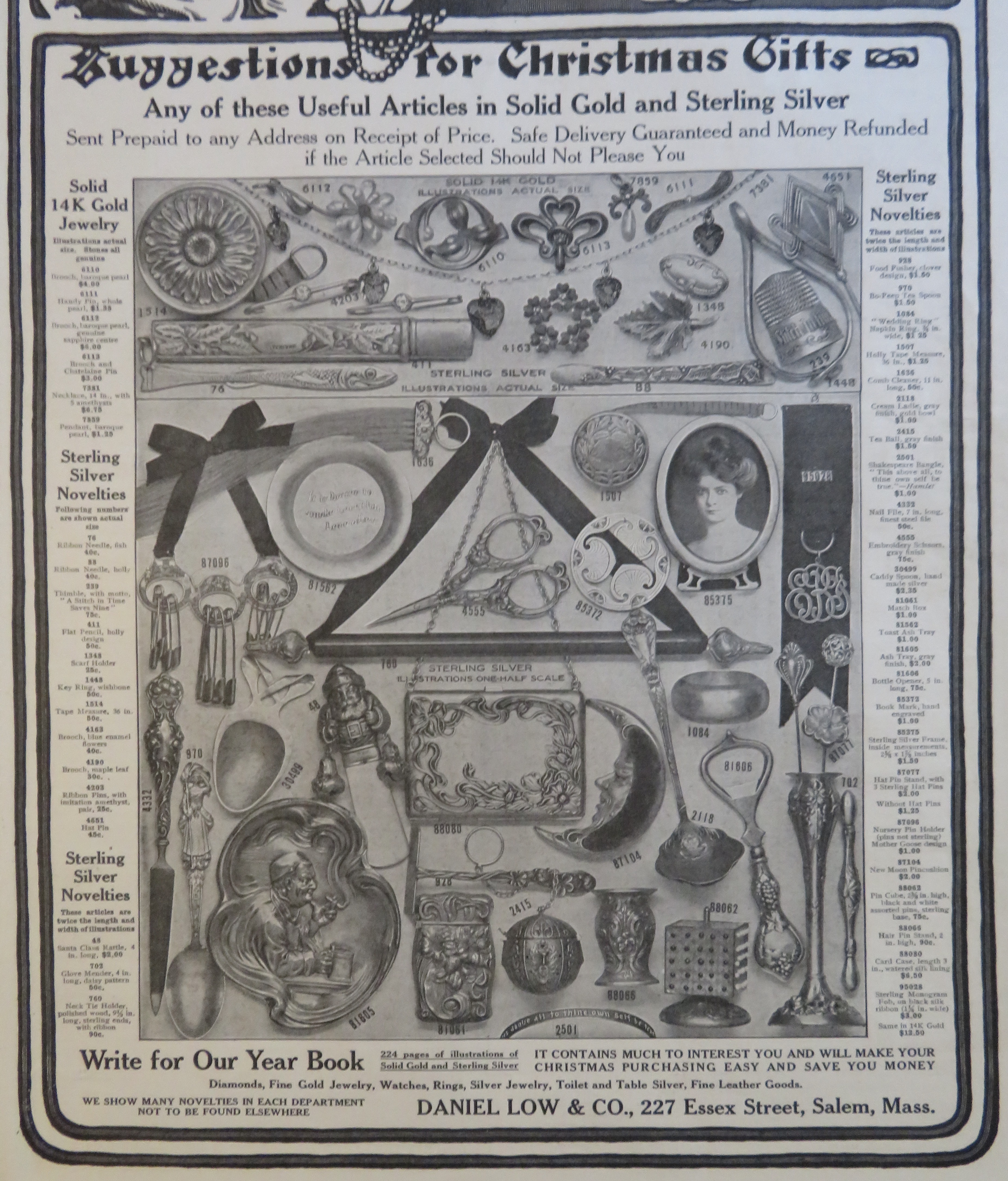1906 Daniel Low & Company with Christmas Gifts