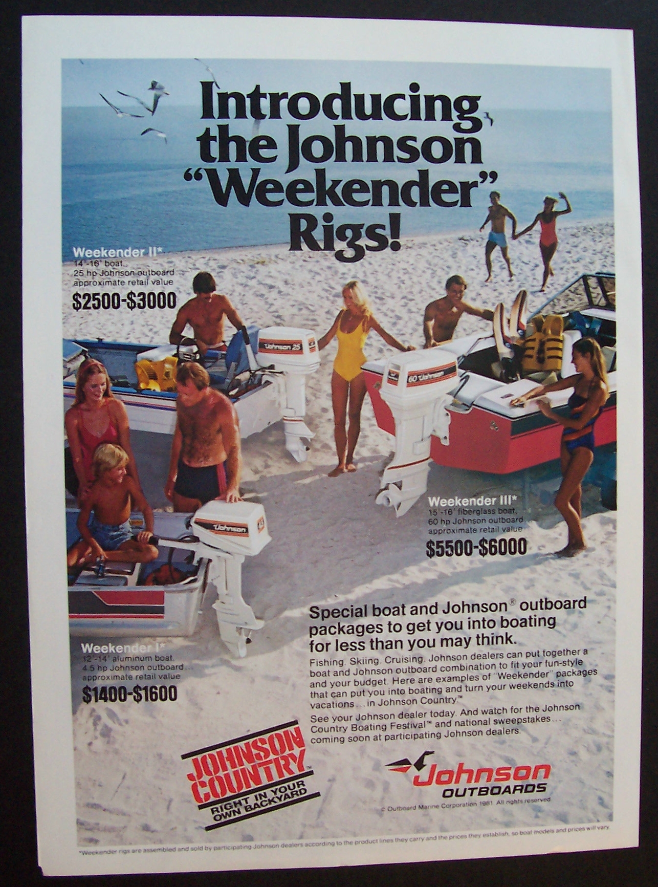 Vintage Ad: 1981  Johnson  Outboards
