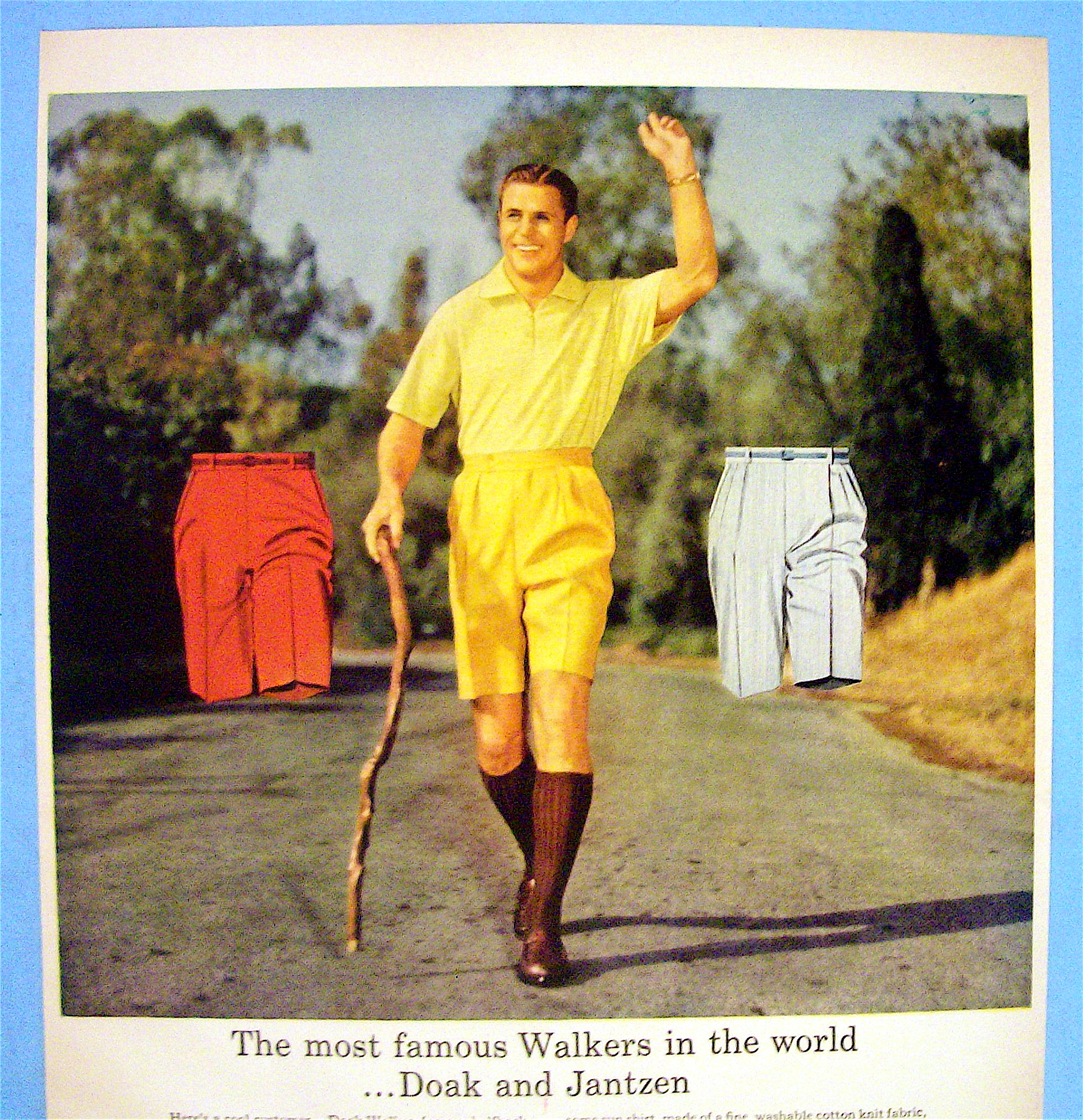 1956 Jantzen Walkers with Famous Halfback Doak Walker