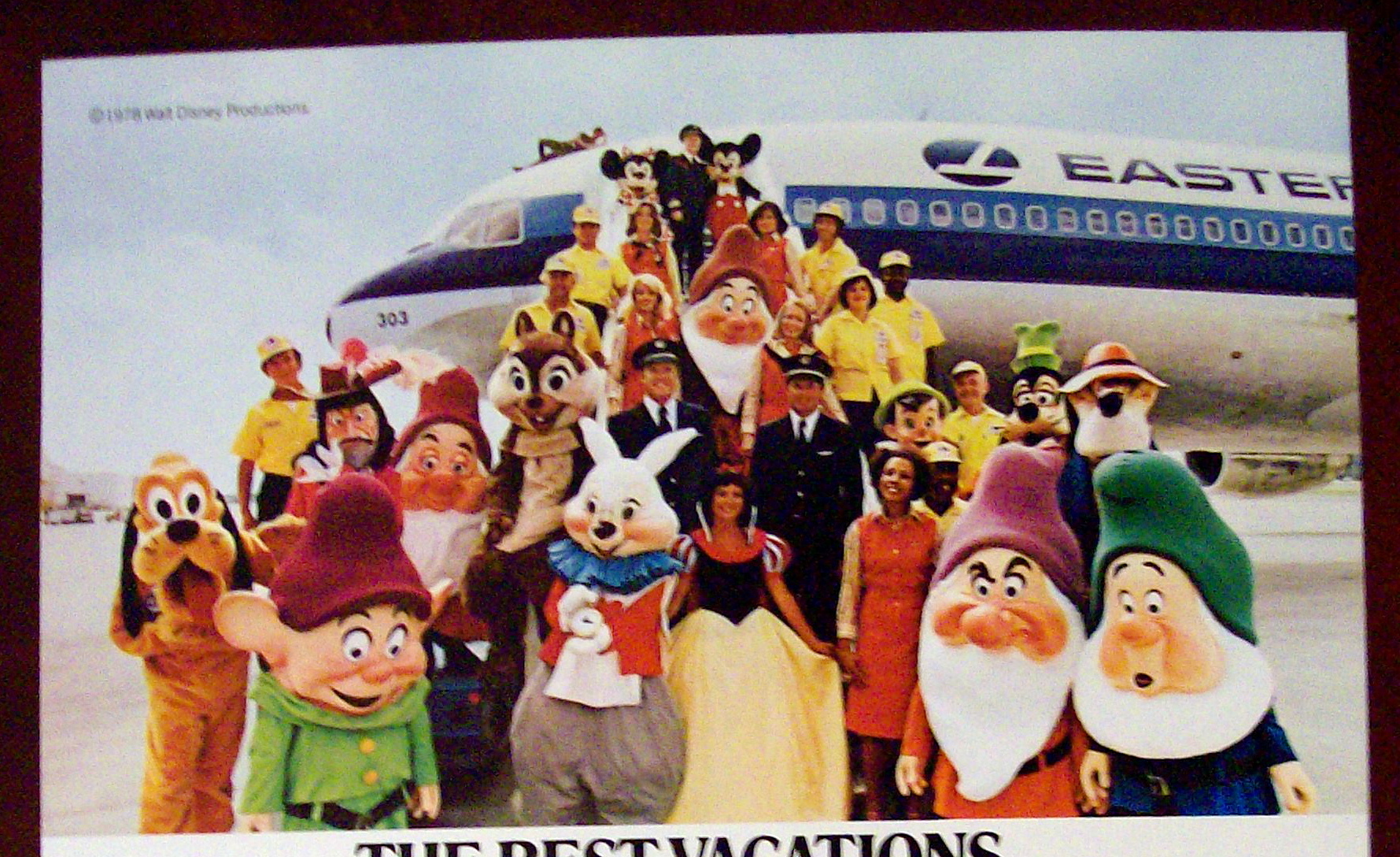 1978 Eastern Airline w/Walt Disney World's Mickey Mouse