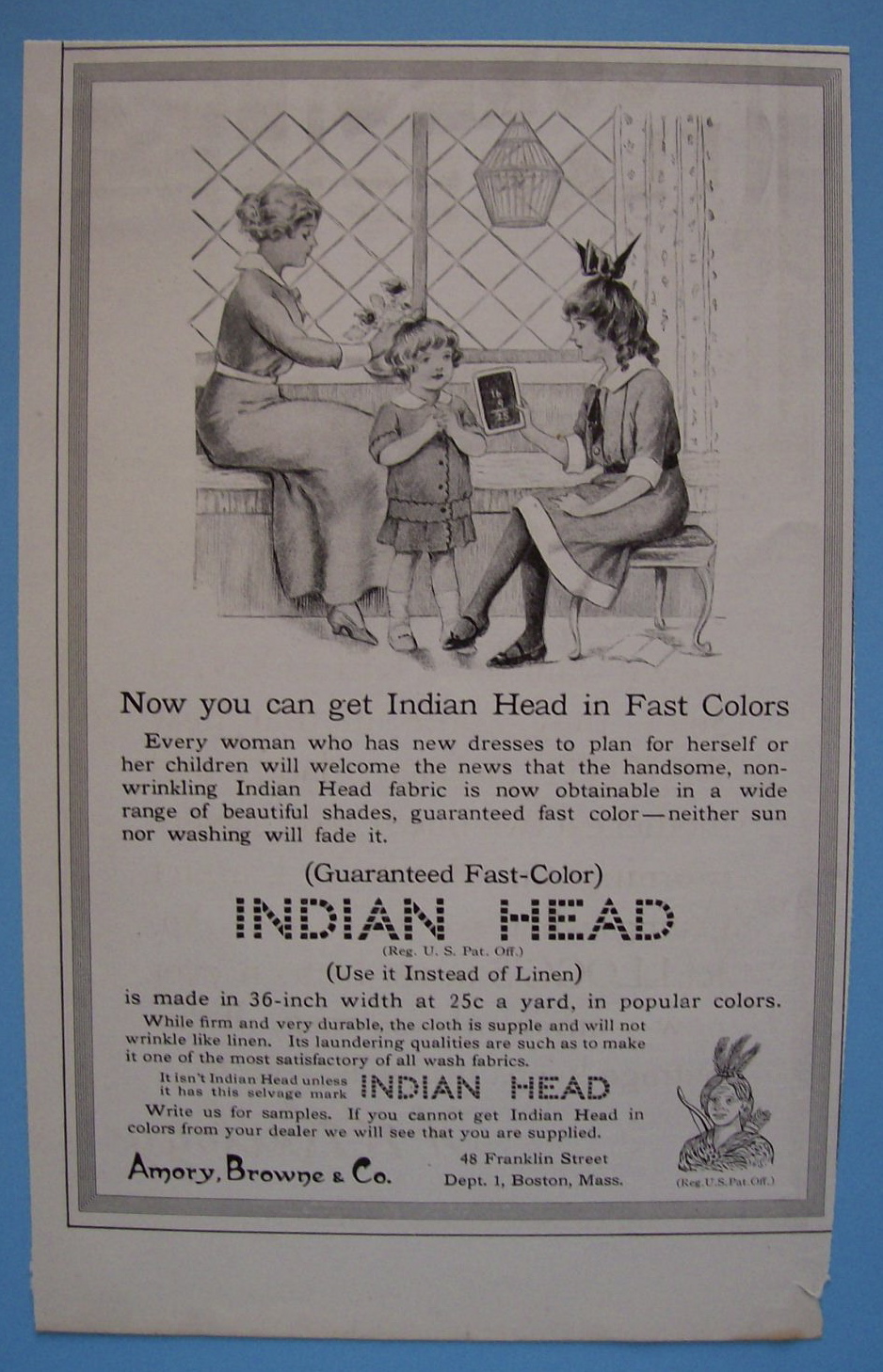 Vintage Ad: 1914 Indian Head