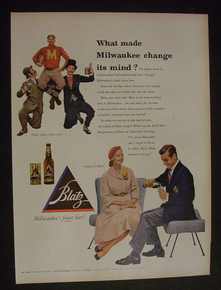 1952  Blatz  Beer