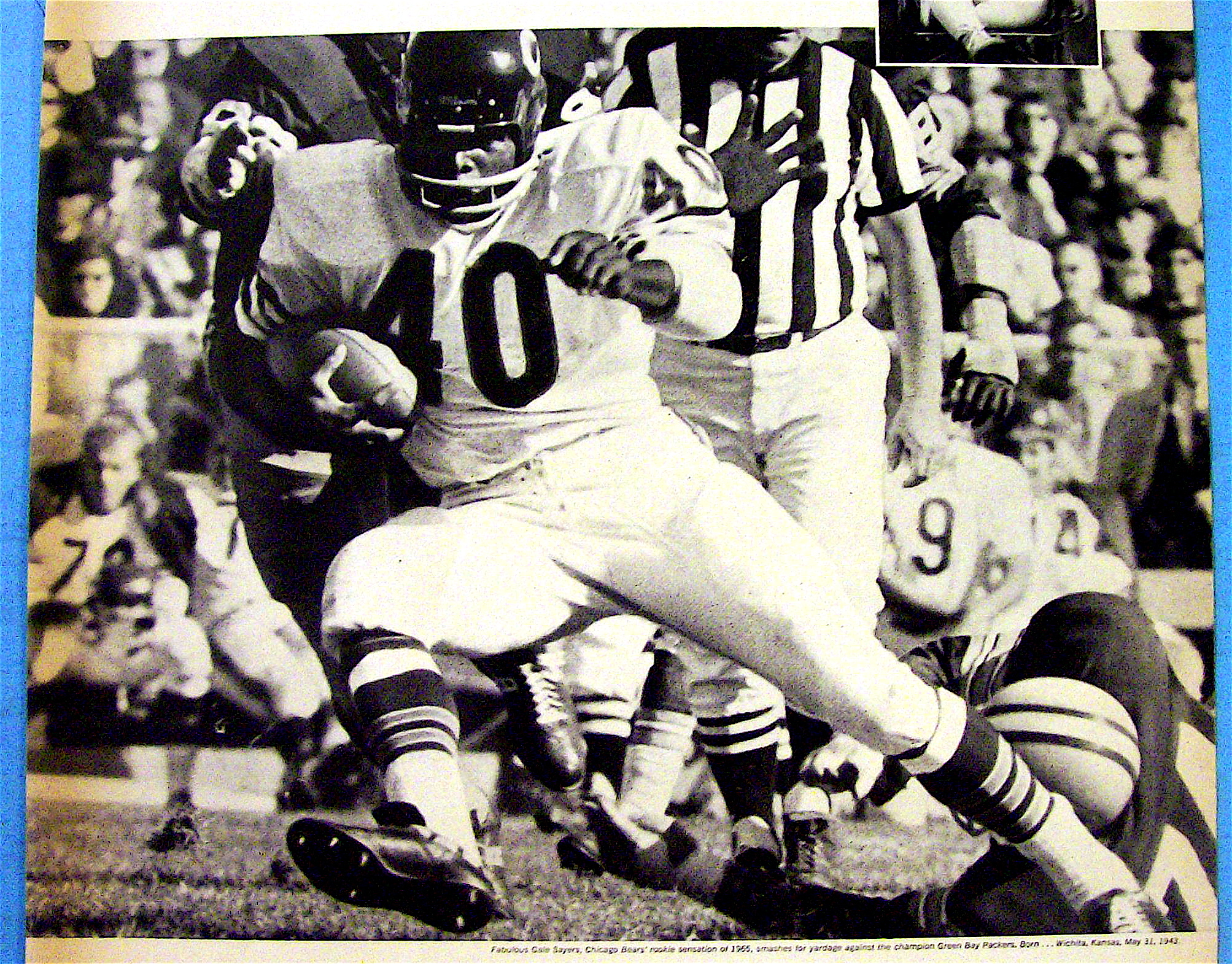 1967 Carnation Milk With Football's Gale Sayers