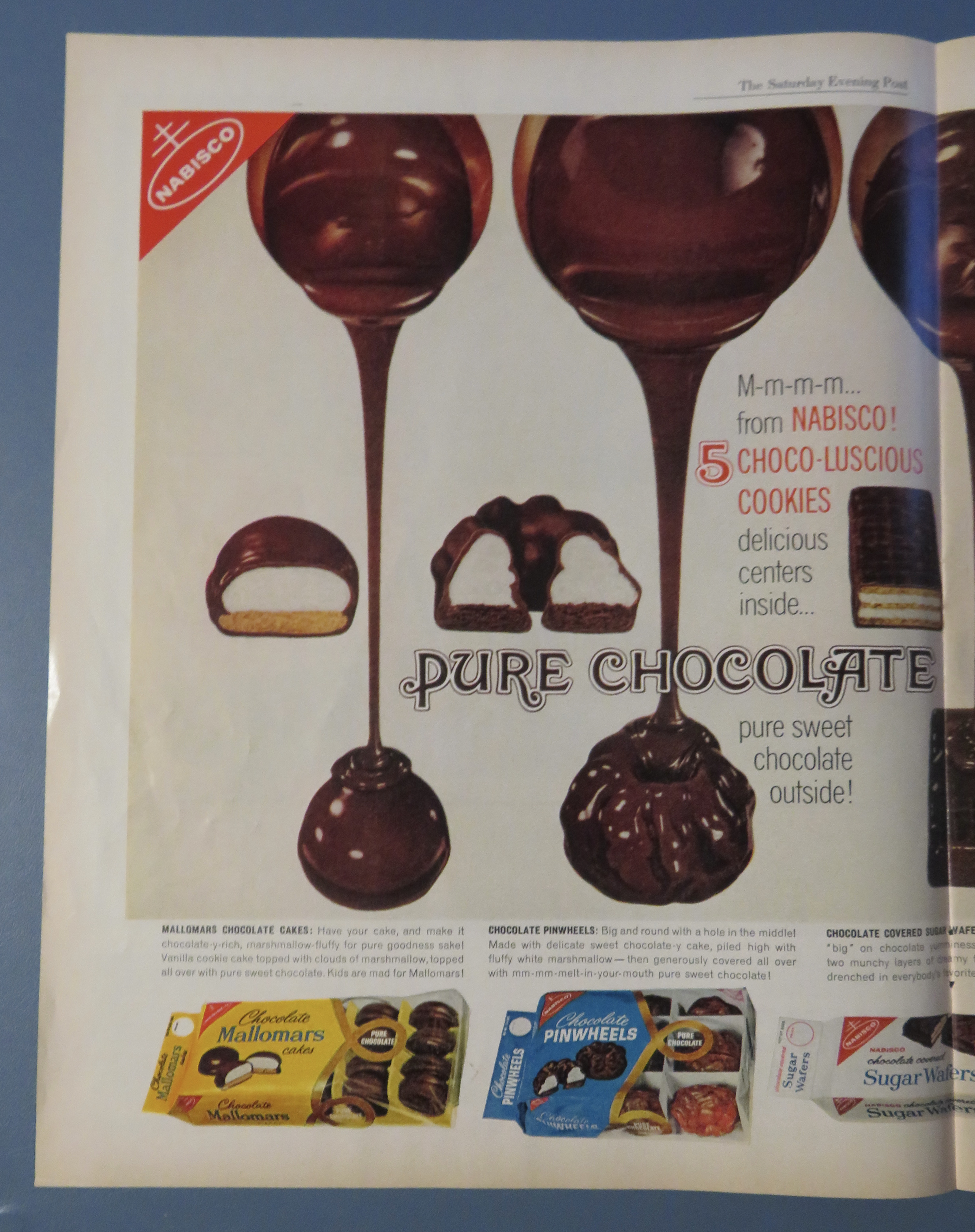 1962 Nabisco Cookies with Pure Chocolate