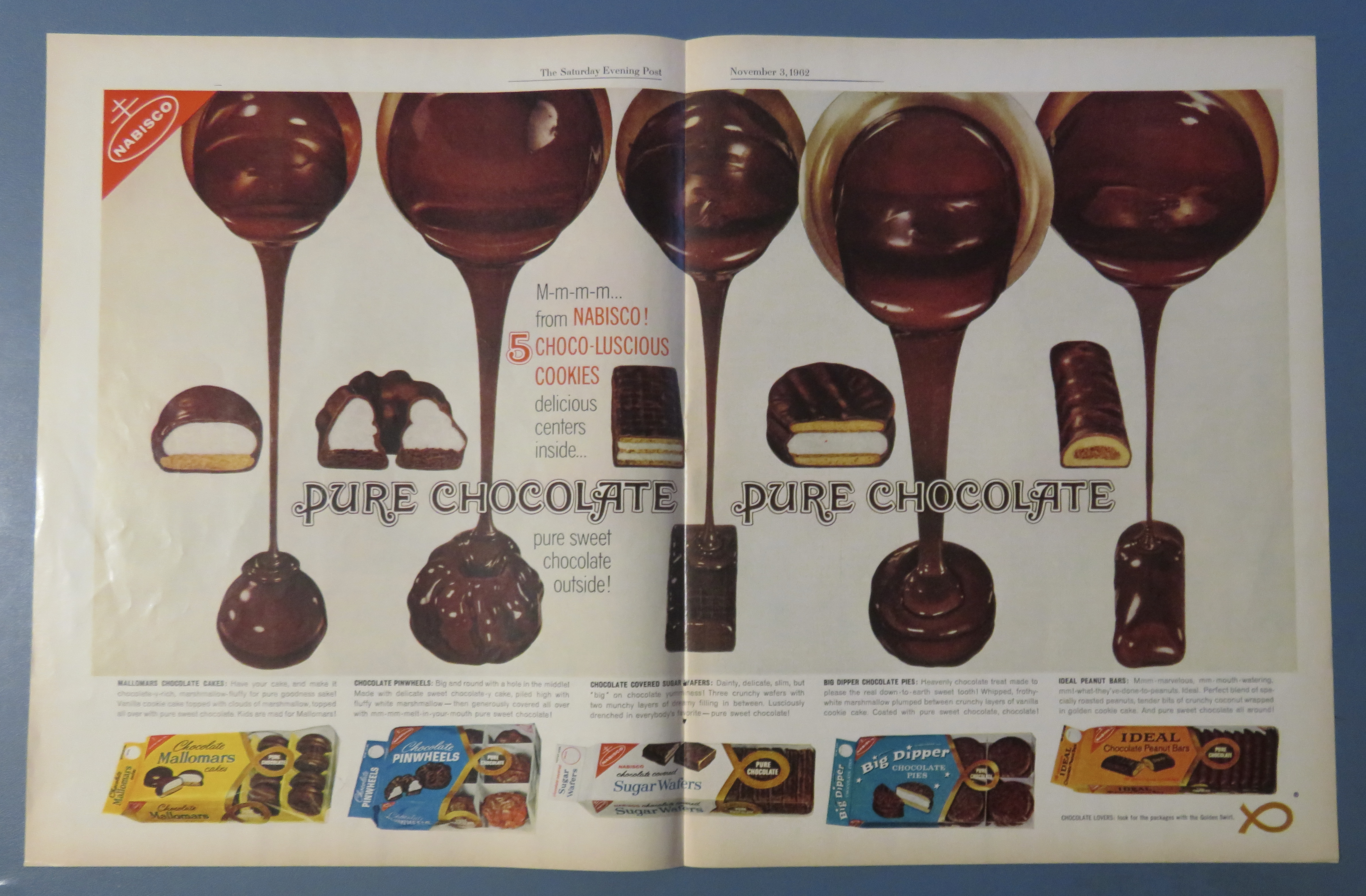 1962 Nabisco Cookies with Pure Chocolate