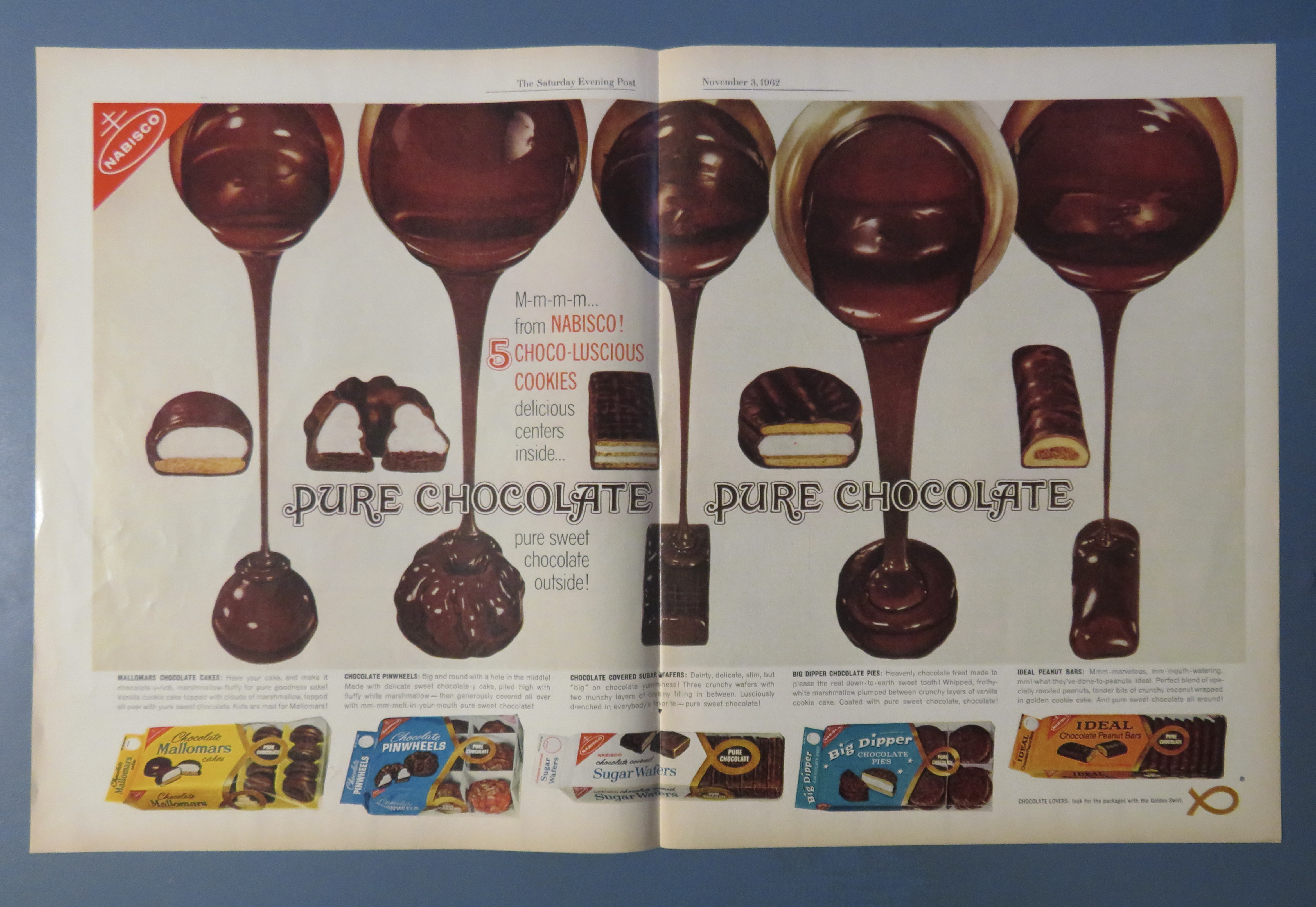 1962 Nabisco Cookies with Pure Chocolate