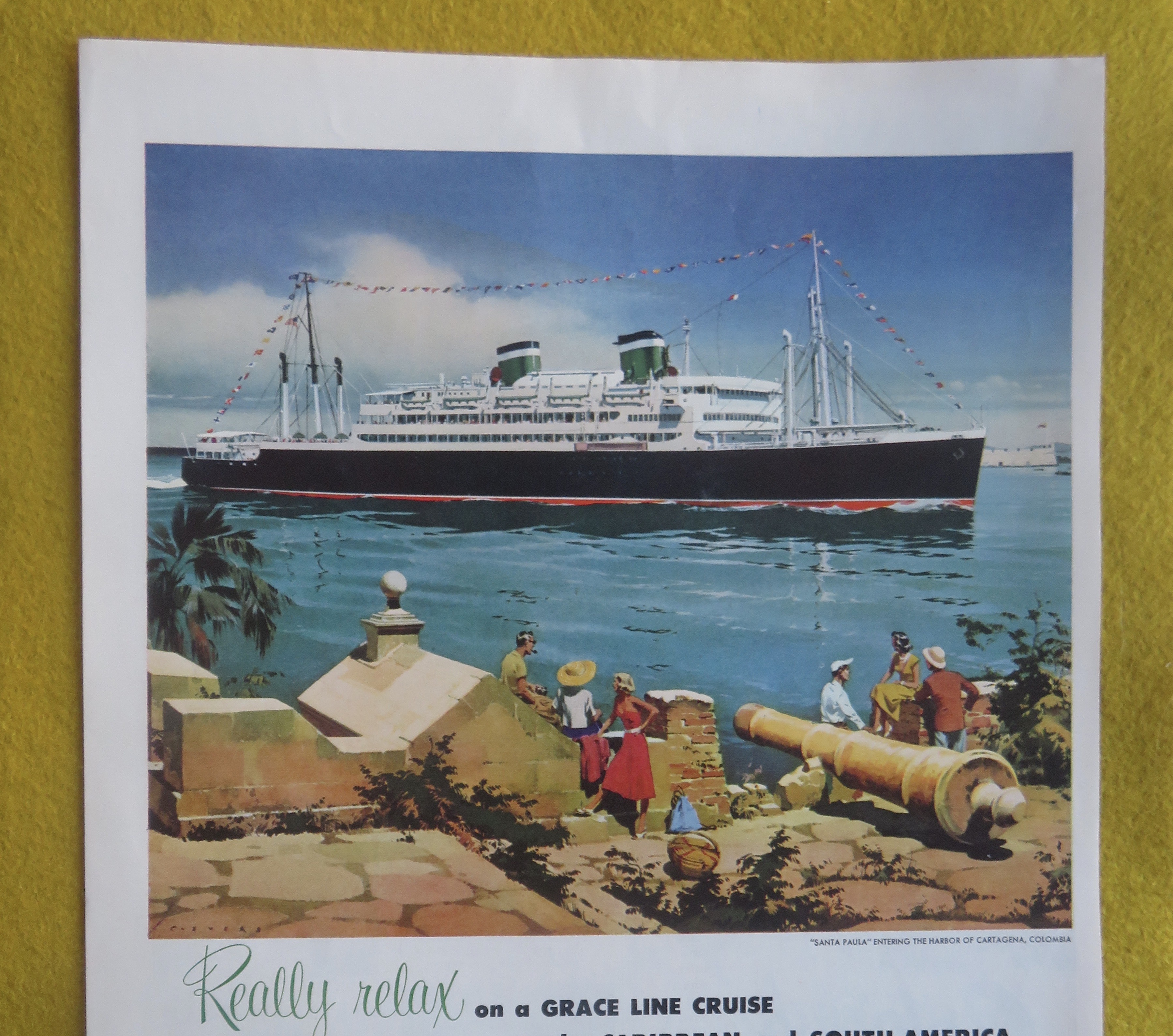 1959 Grace Line With the Santa Paula