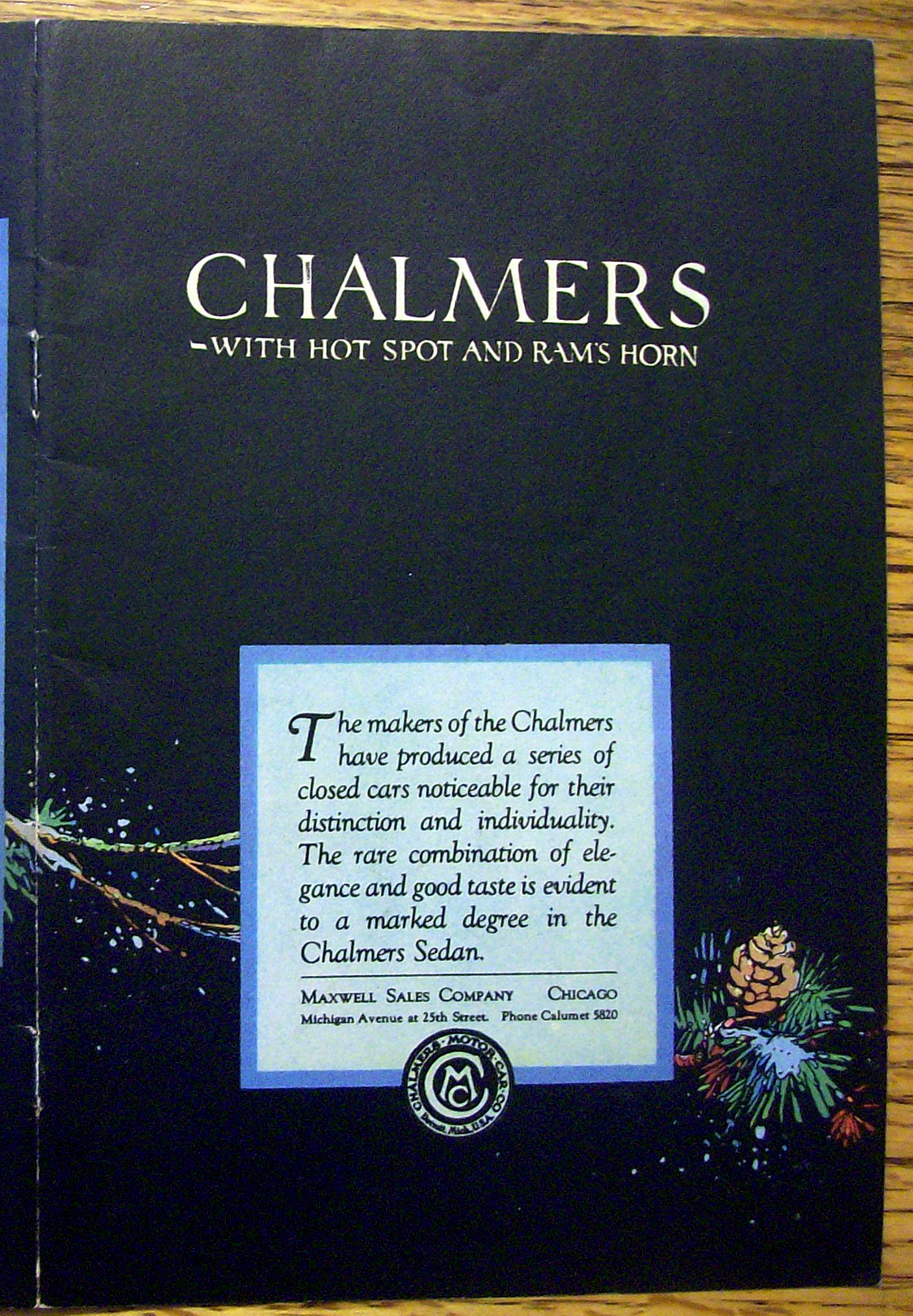 1913 Chalmers with The Sedan
