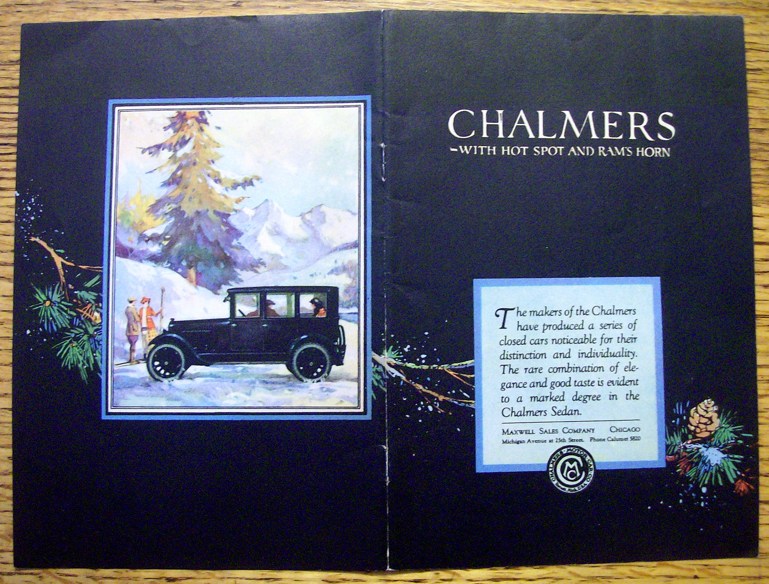 1913 Chalmers with The Sedan
