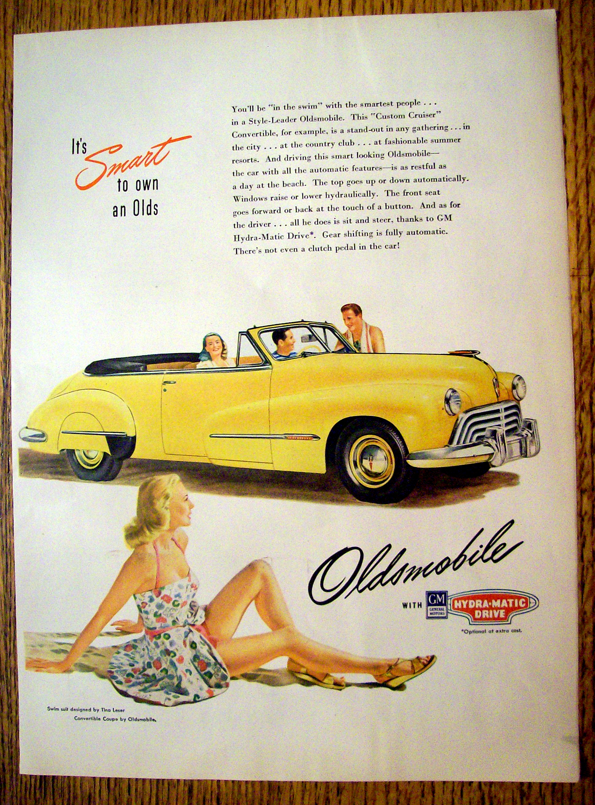Vintage Ad: 1947 Oldsmobile