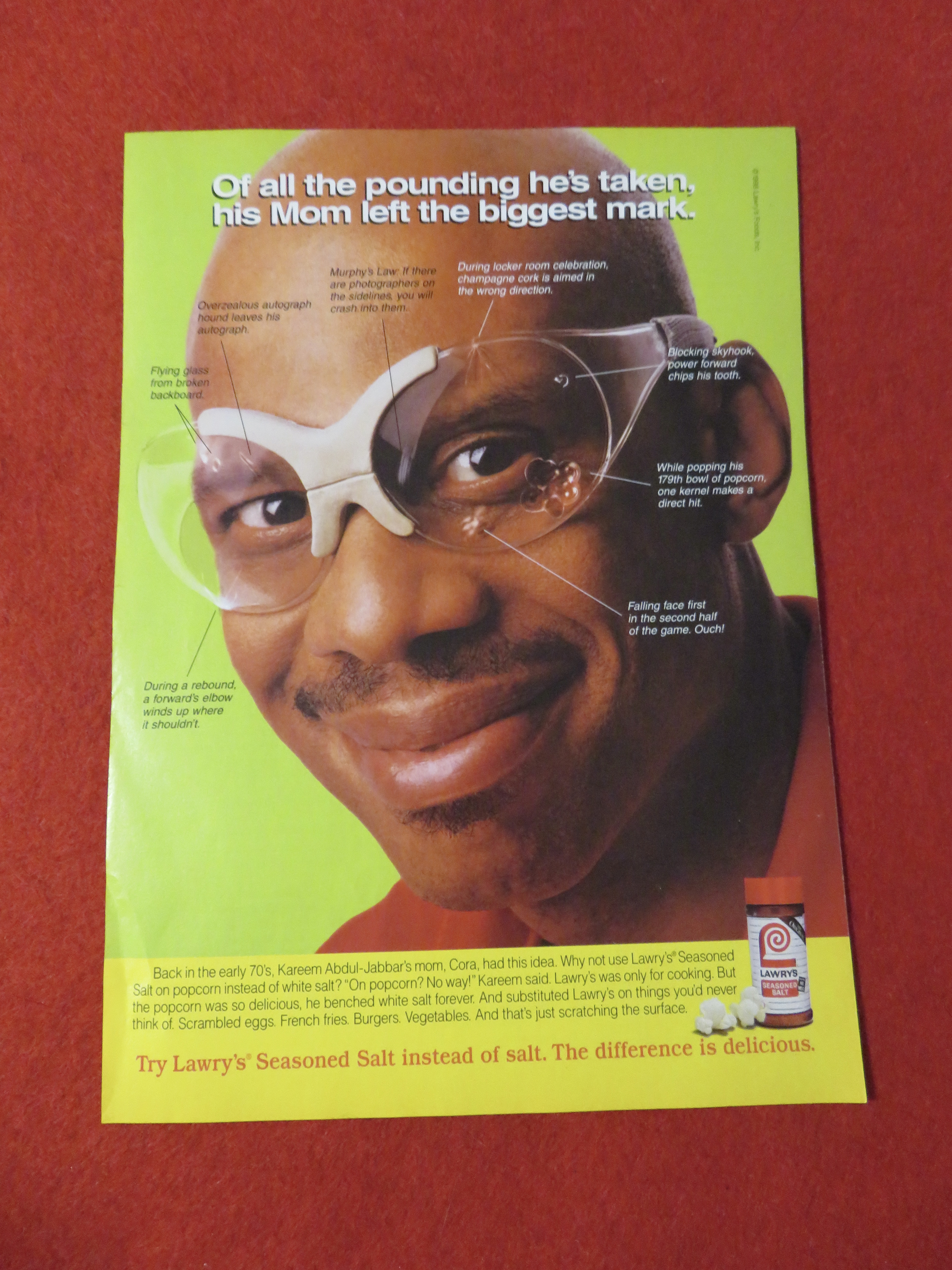 1998 Lawry's Seasoned Salt with Kareem Abdul Jabbar