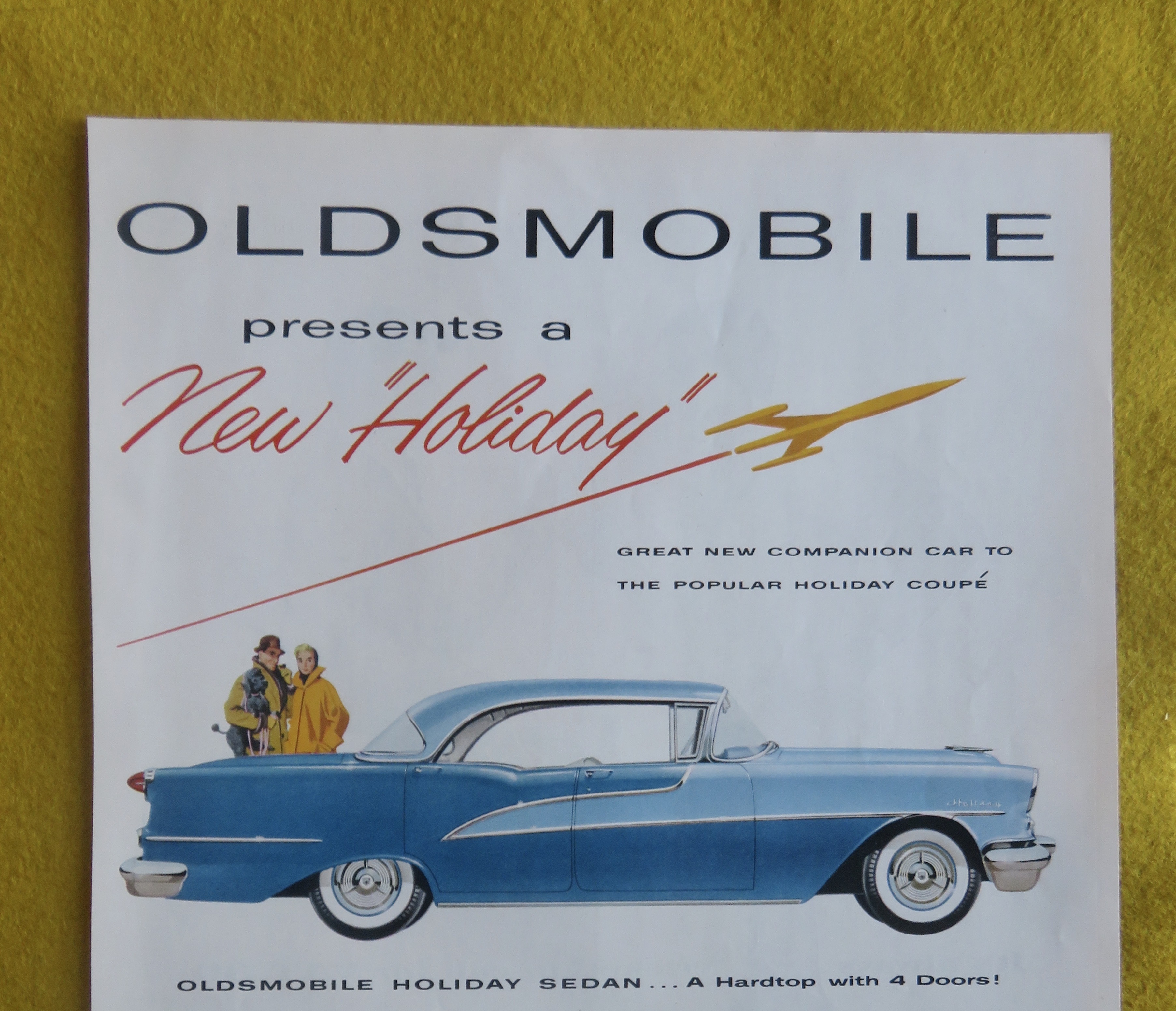 1955 Oldsmobile Automobile with the Holiday Sedan