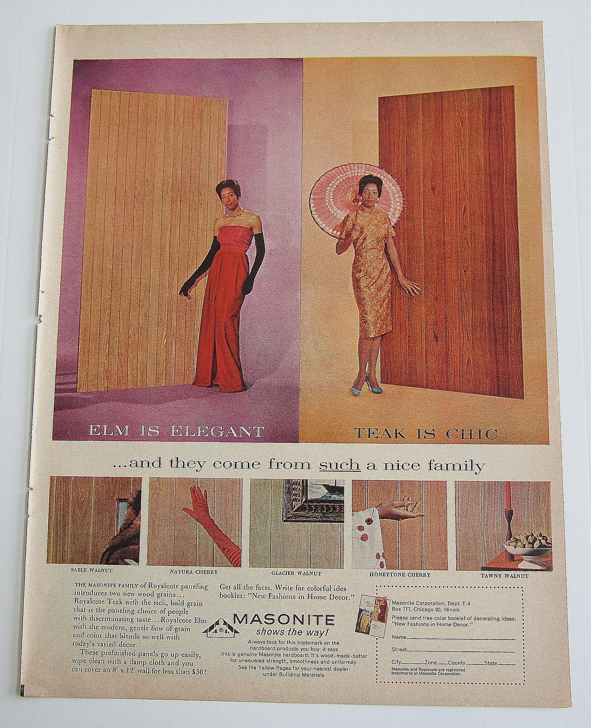 1963 Masonite With Elegant And Chic