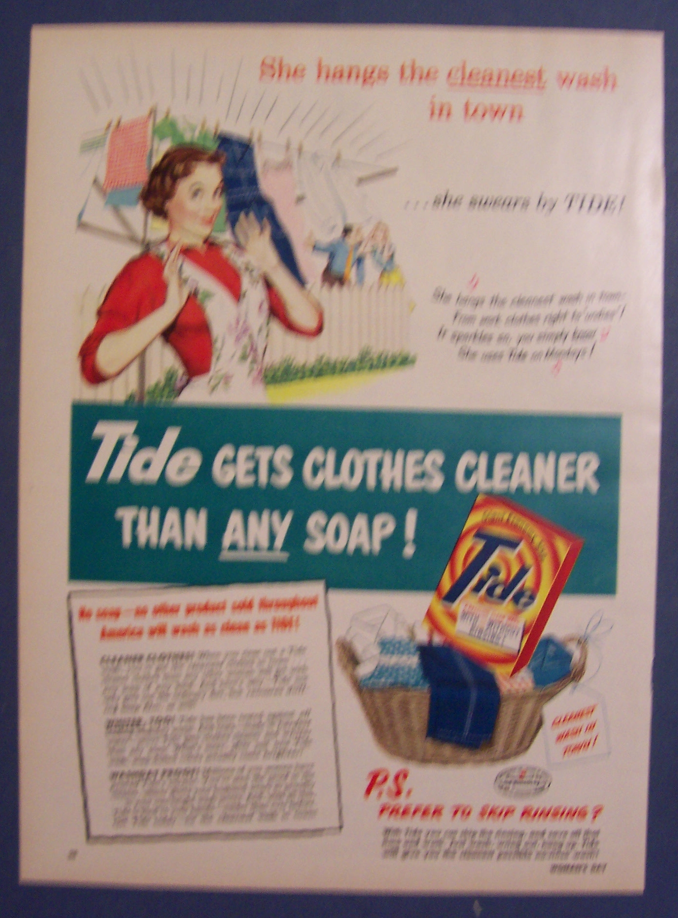 1951  Tide  Laundry  Detergent