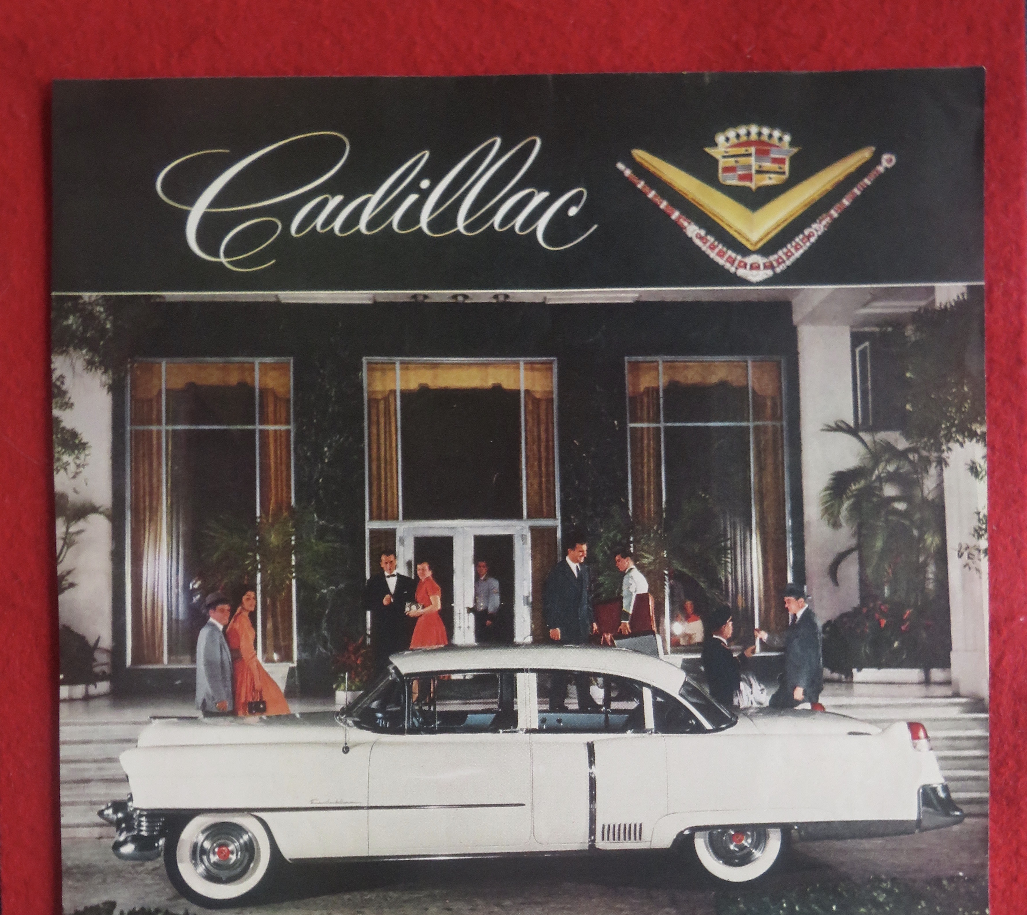 1954 Cadillac Automobile with White Cadillac