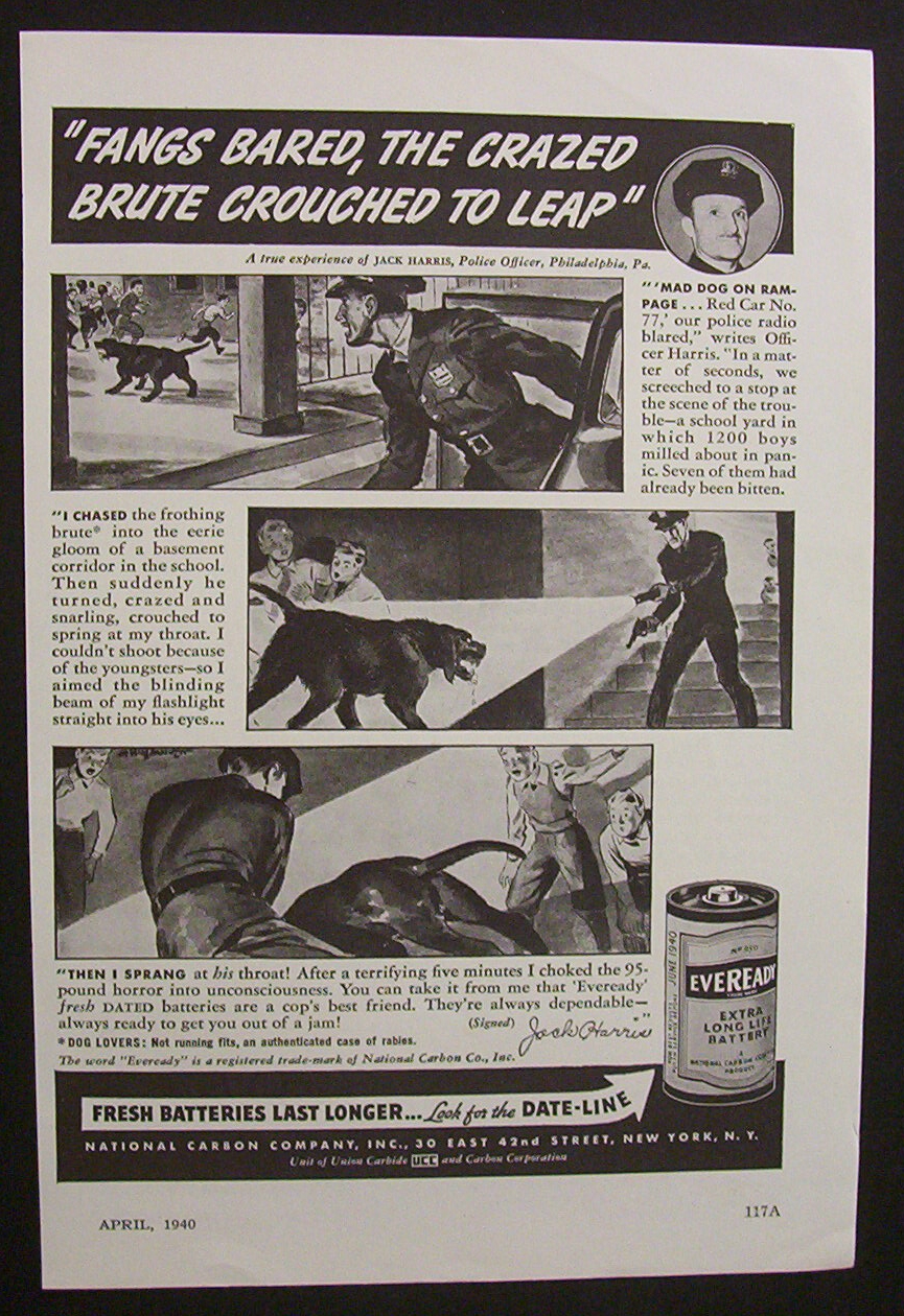 1940  Eveready  Batteries