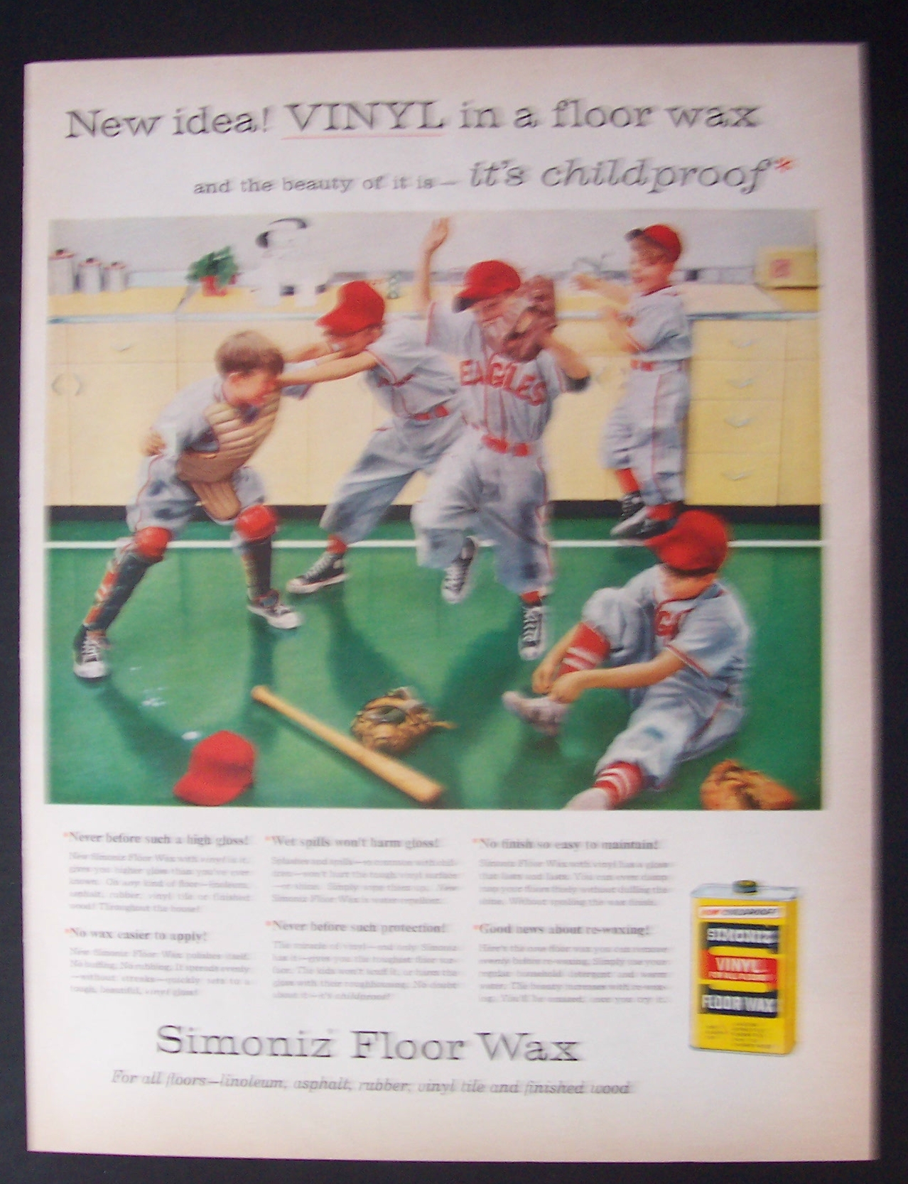 1957  Simoniz  Floor  Wax