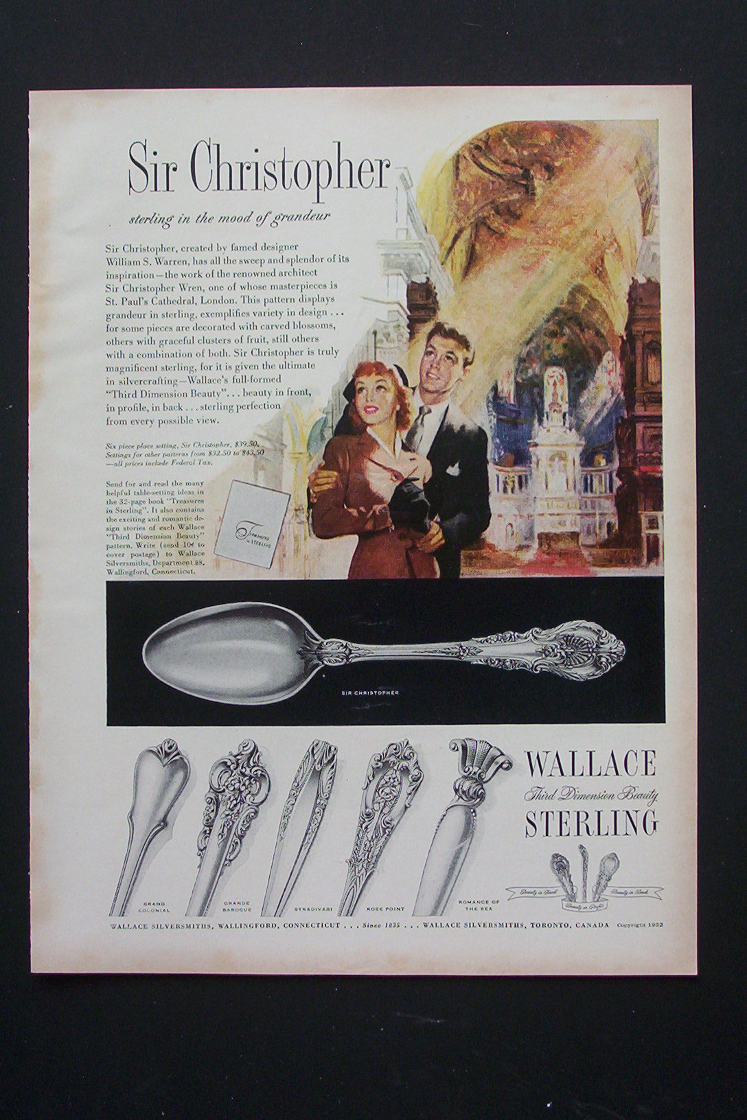 1952 Wallace Sterling with Many Different Styles