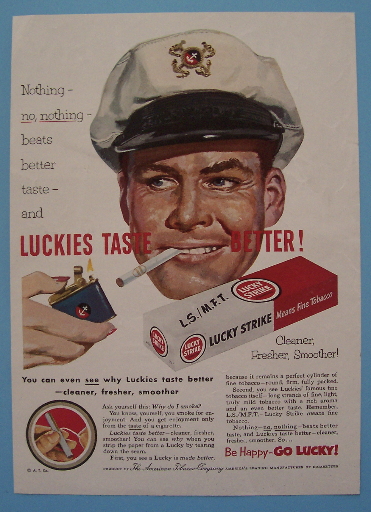 Vintage Ad: 1953 Lucky Strike Cigarettes