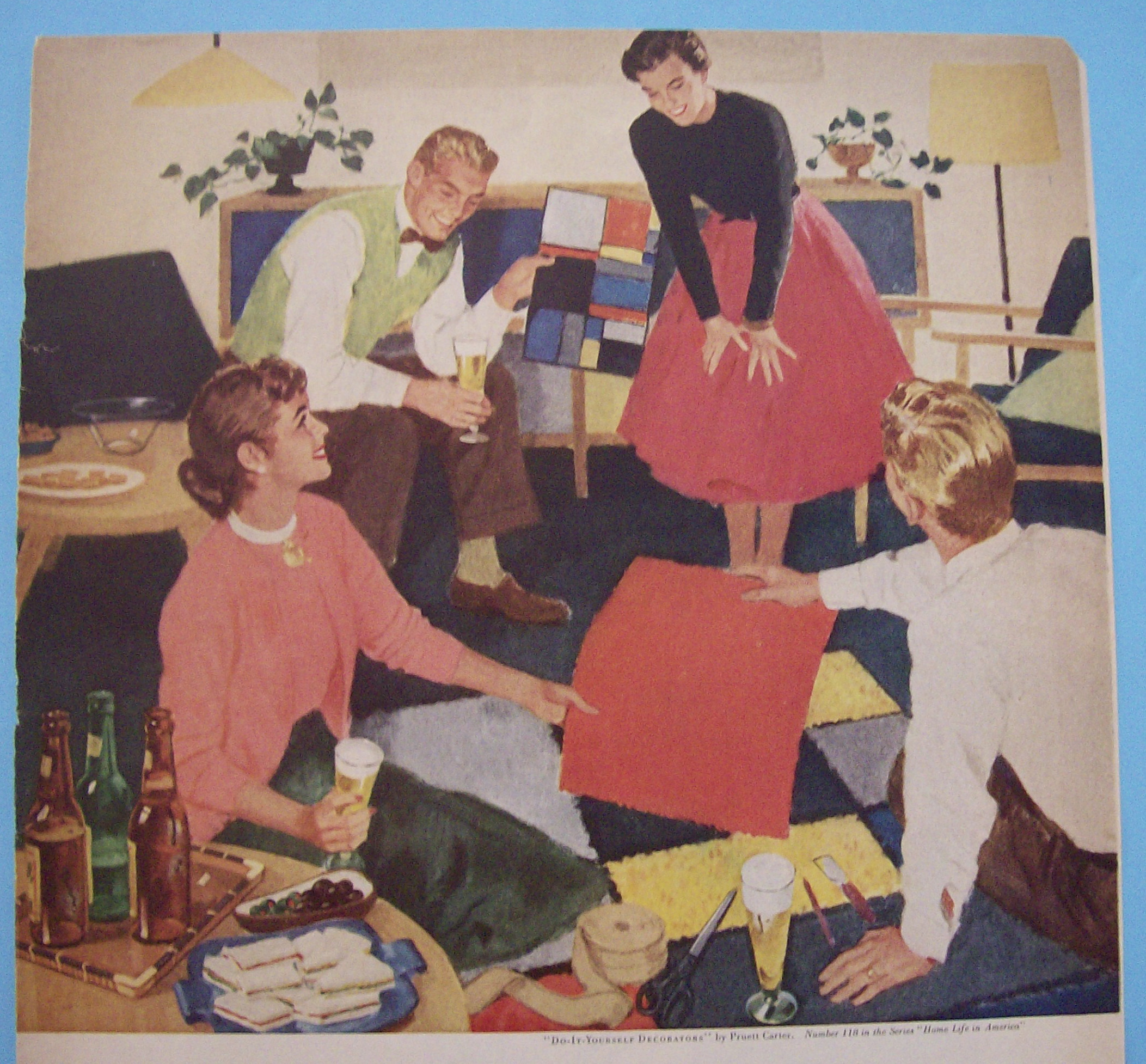 Vintage Ad: 1955 Beer Belongs By Pruett Carter