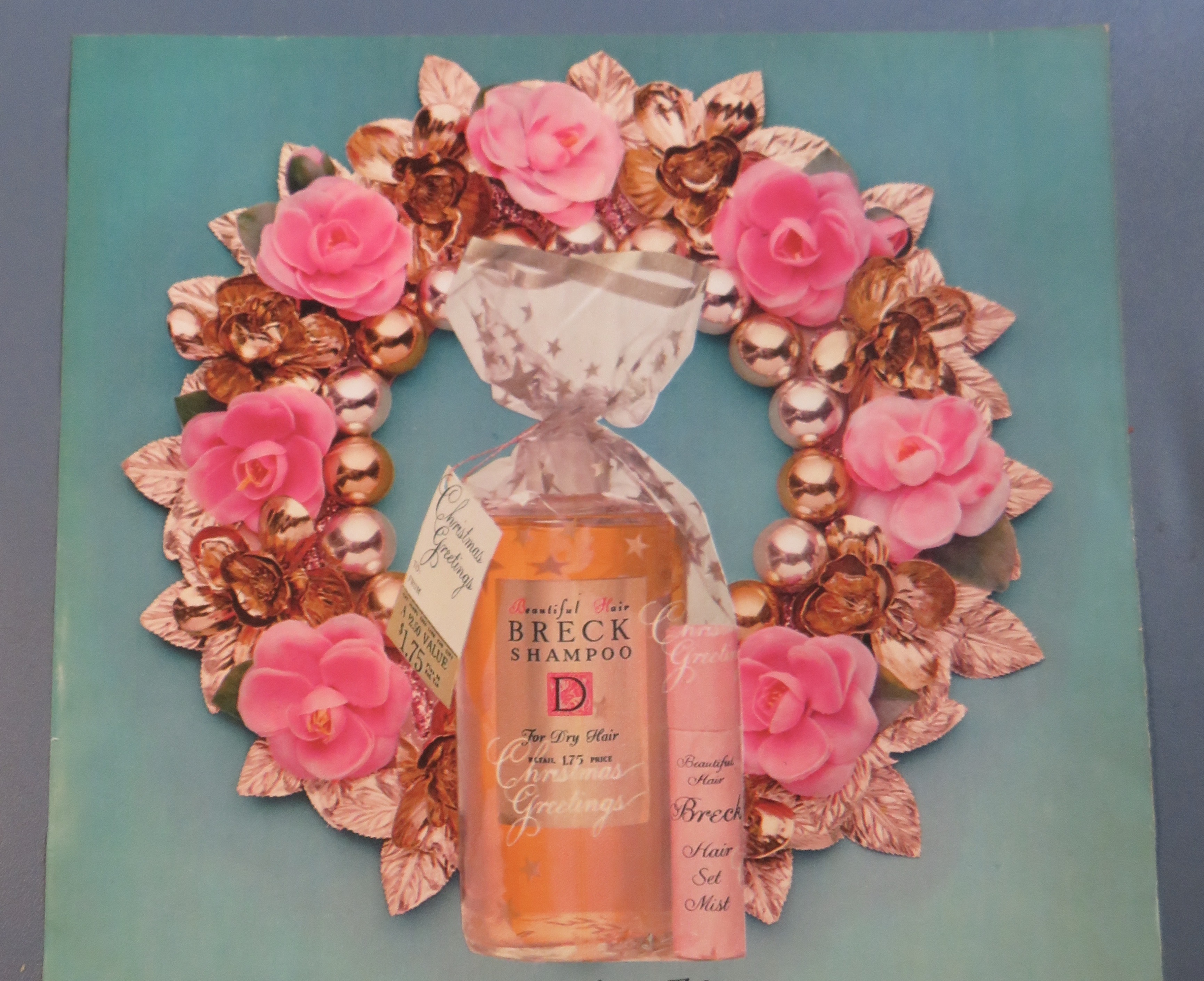 1962 Breck Shampoo with Purse Size Hair Set