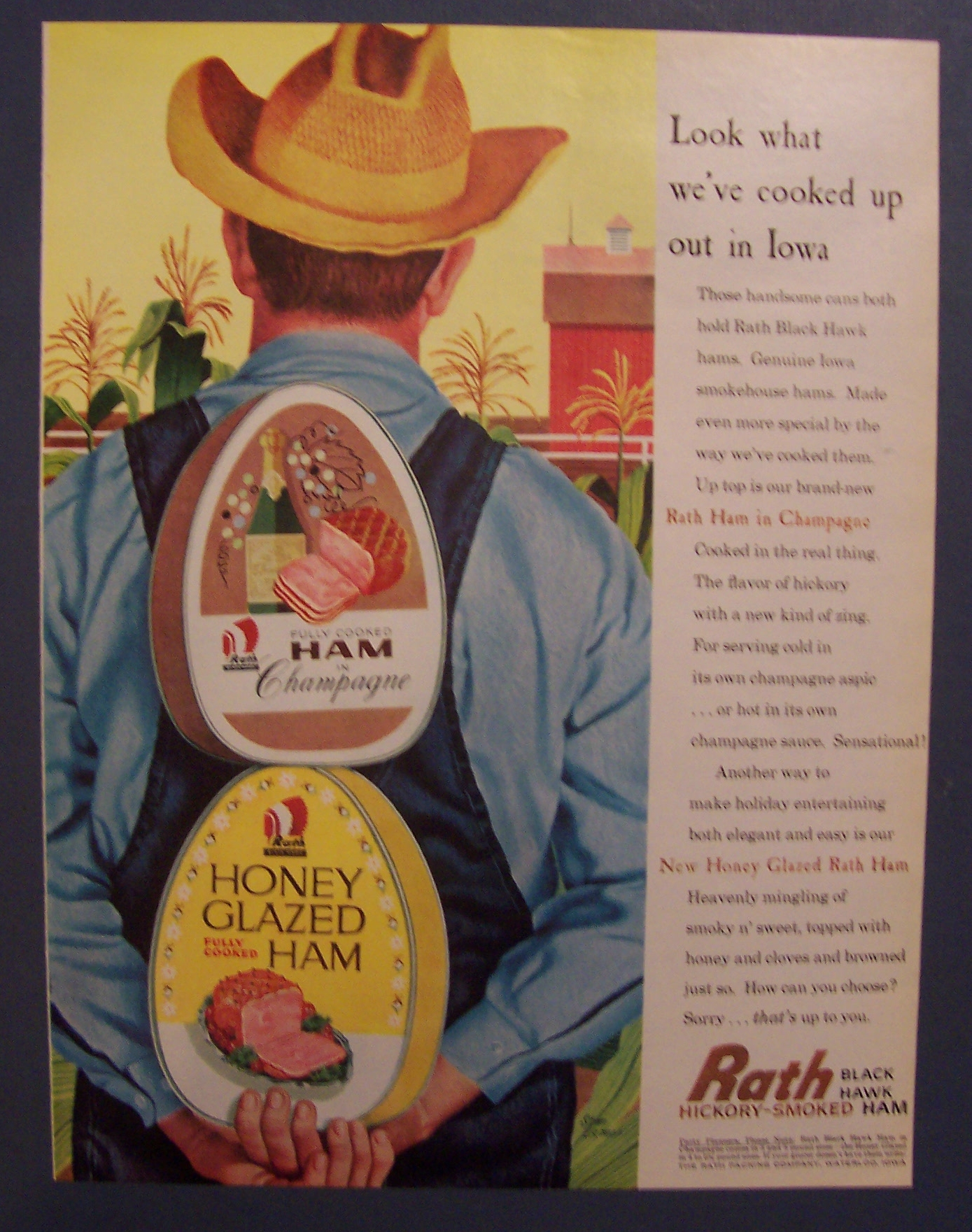 1961  Rath  Black  Hawk  Hickory - Smoked  Ham