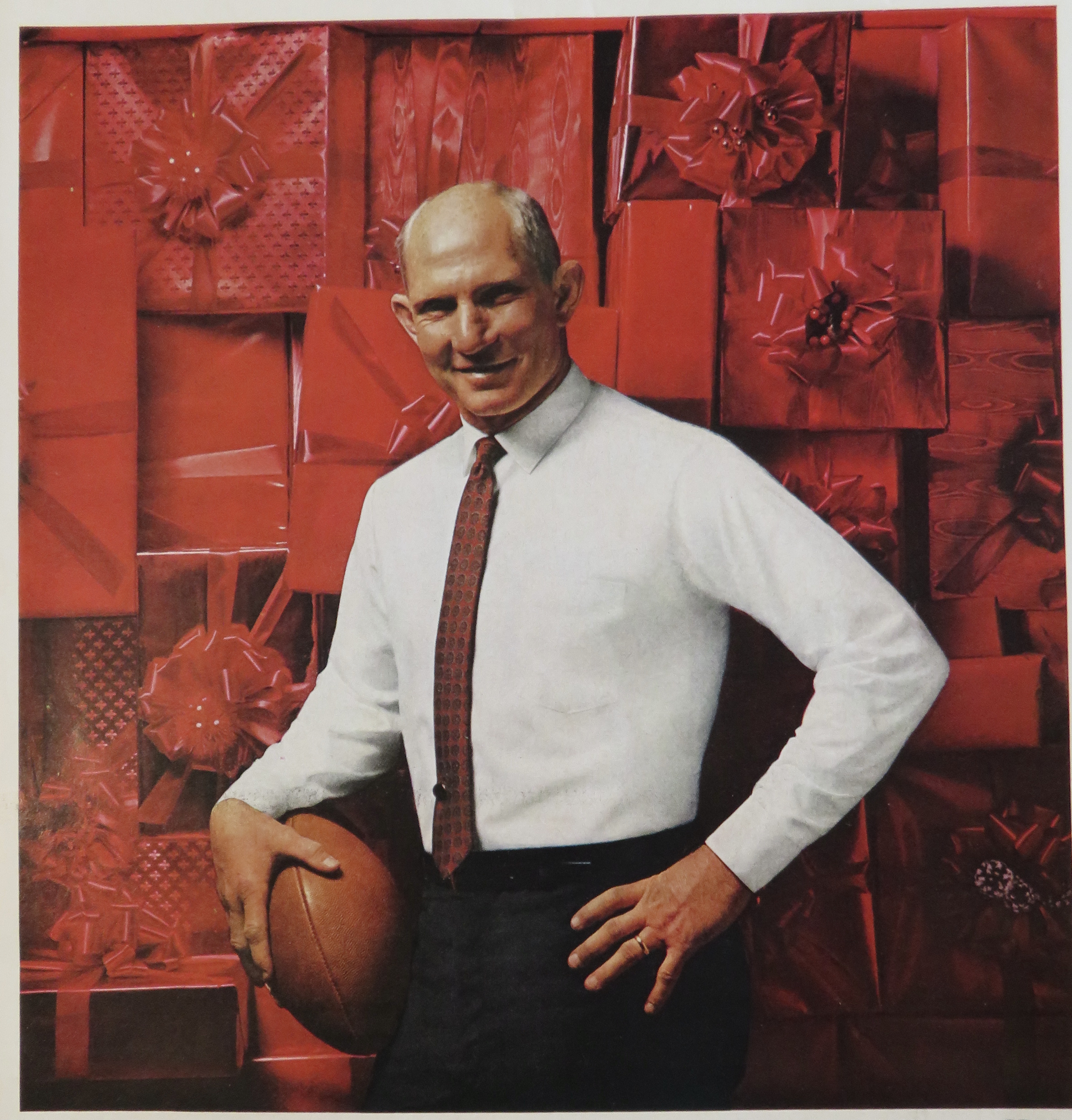 1963 Manhattan Shirts with Quarterback Y. A. Tittle