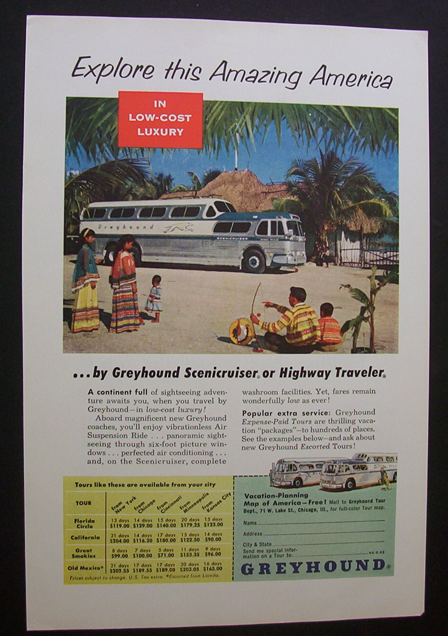 Vintage Ad: 1955 Greyhound