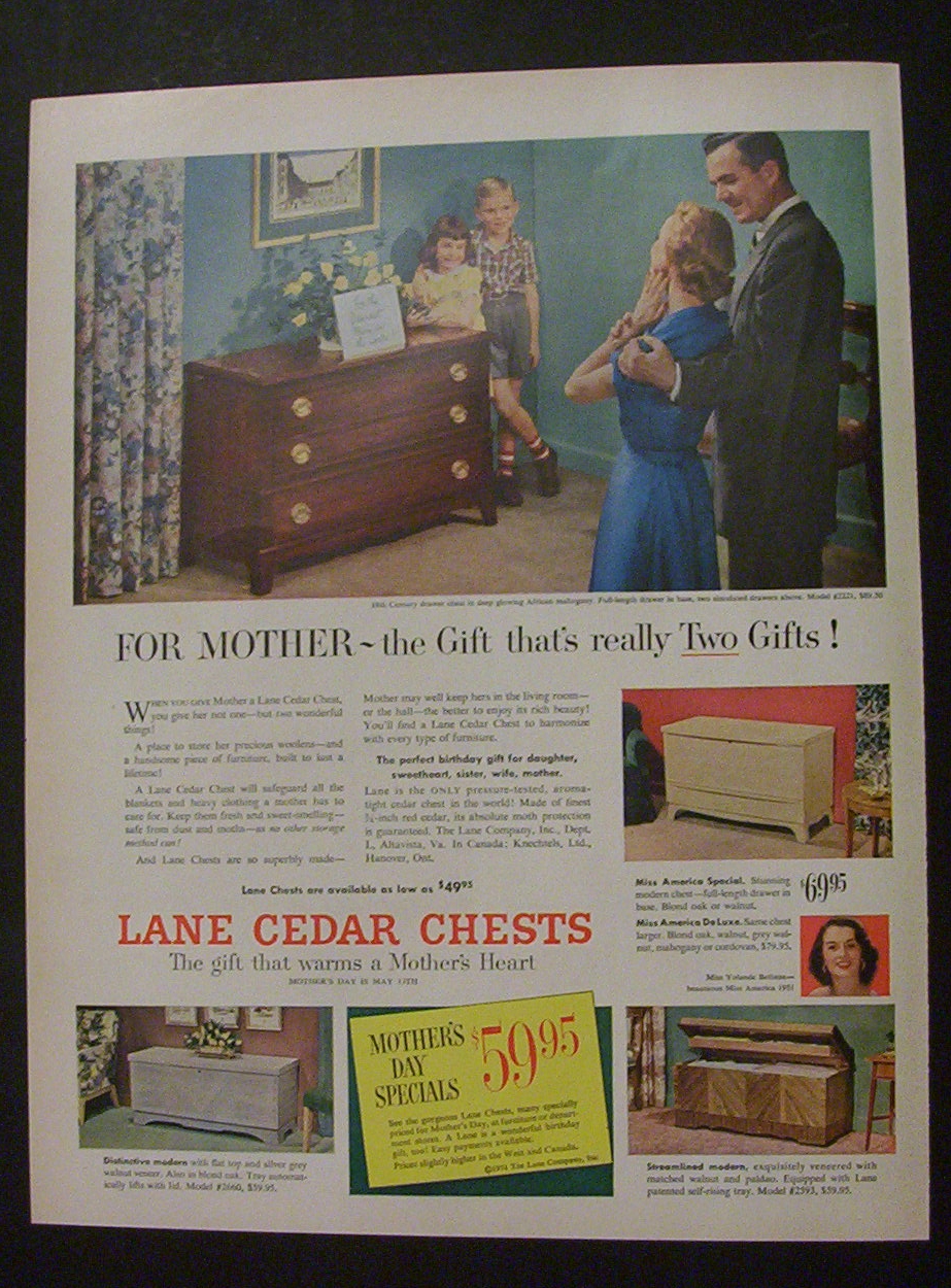 1951  Lane  Cedar  Chests