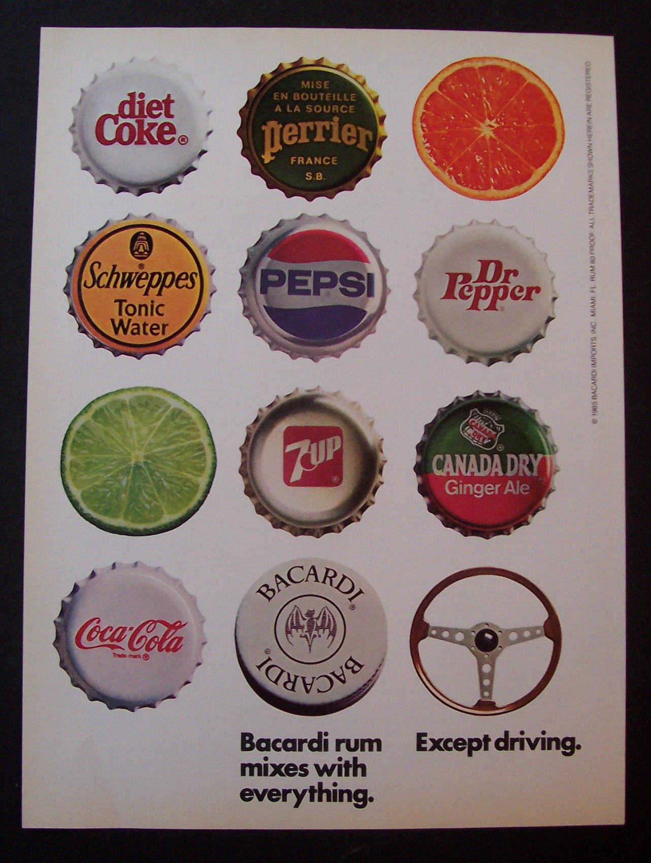 1985  Bacardi  Rum
