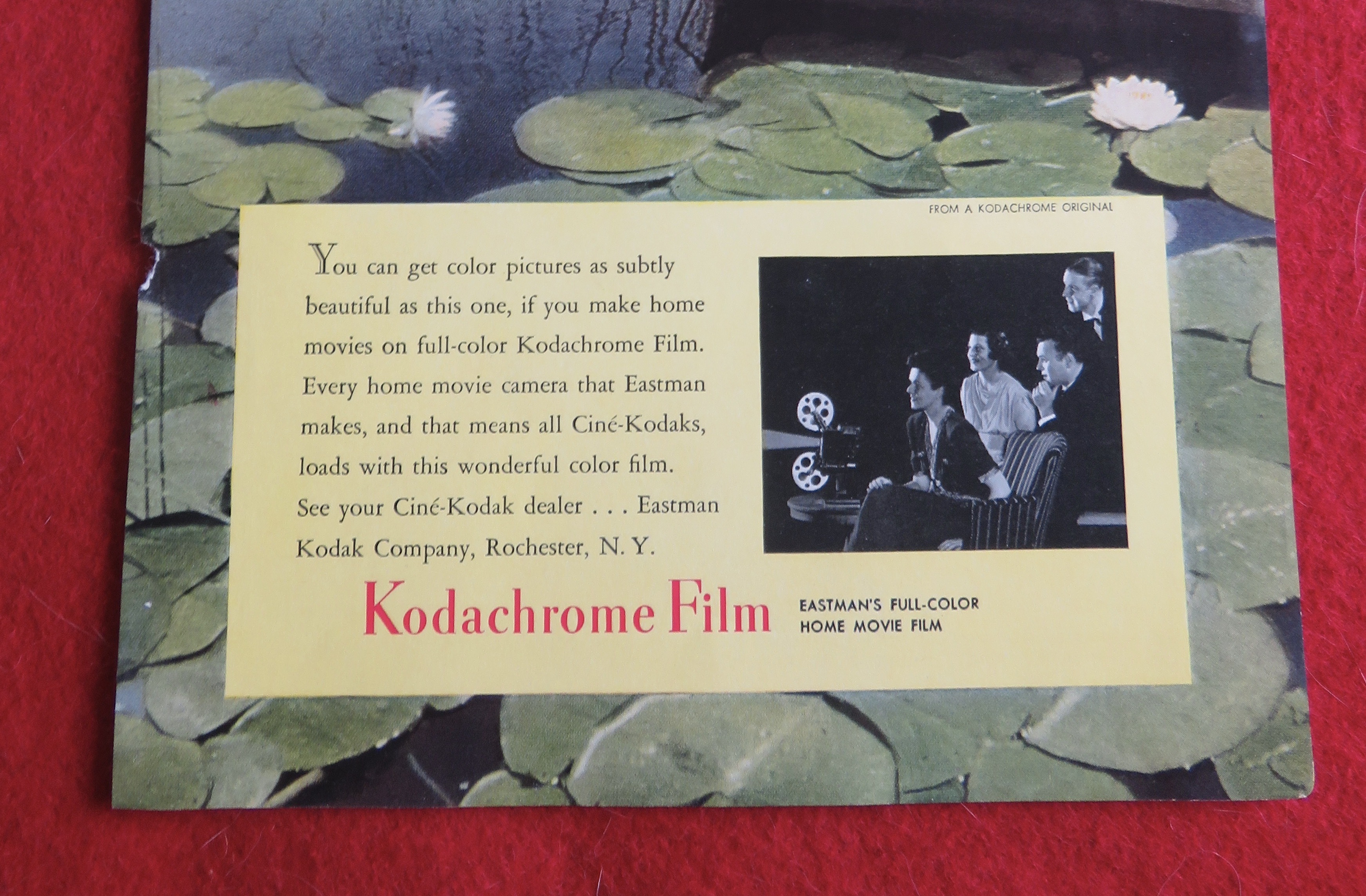 1940 Kodak Kodachrome Film with Woman & Little Girl