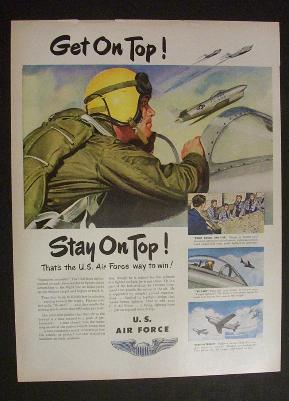 Vintage Ad: 1951 Greyhound & U. S. Air Force